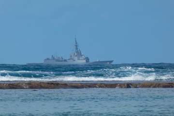 Cuatro países participan en ejercicios de desembarco frente a Las Canteras (Foto Antonio Rico)